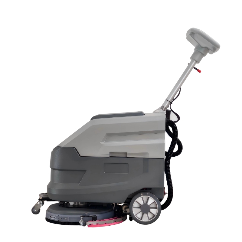 compact walk behind floor scrubber-Side_