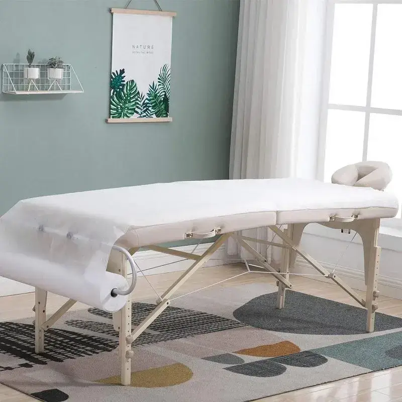 Rouleau de papier de table de massage jetable SPA