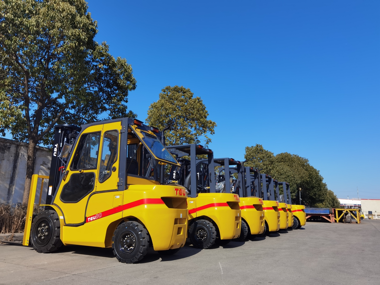 How many types of forklifts are there? TEU