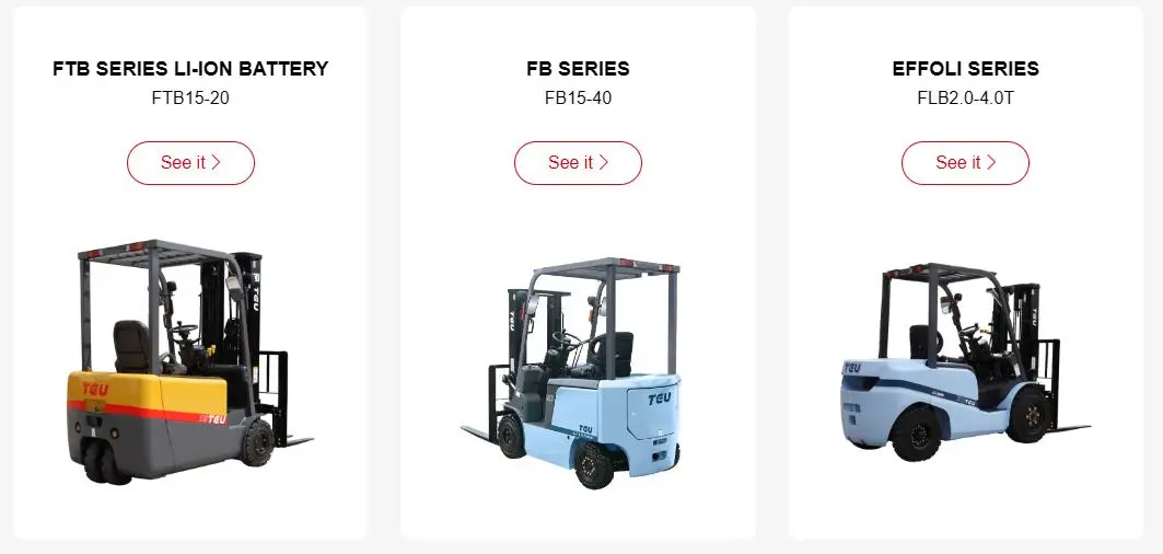 TEU Li-ion Battery forklifts