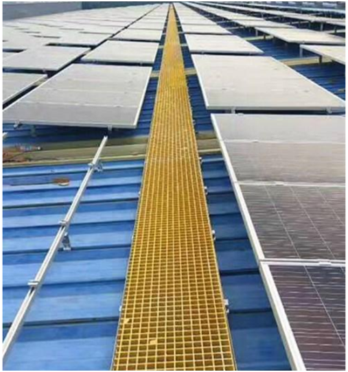 Grating Metal Guides-GFRP Solar Walkways-Angel Steel Bar