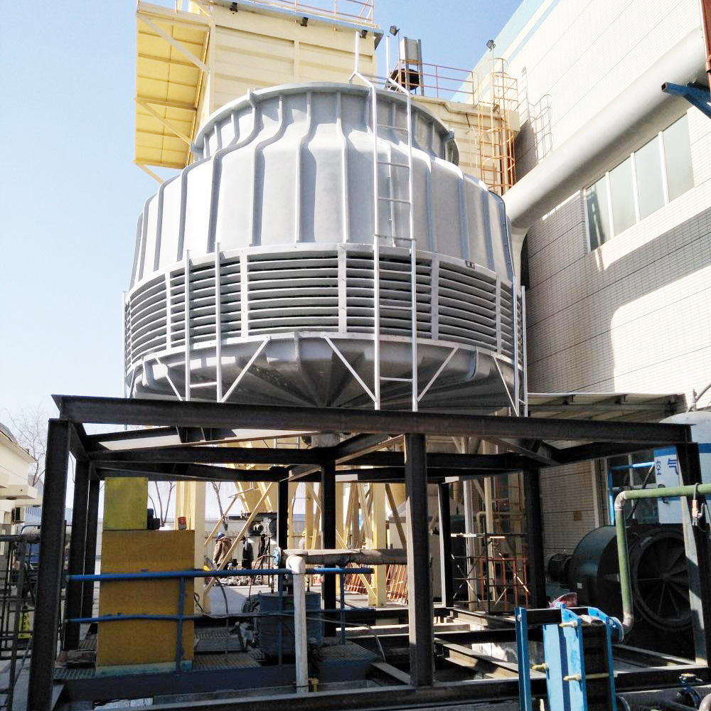 Round Bottle Shape FRP Counterflow Cooling Towers