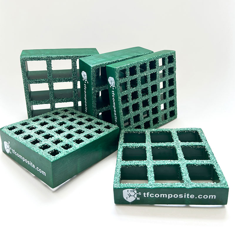 Grade moldada em FRP Micro Mesh Verde 20mm