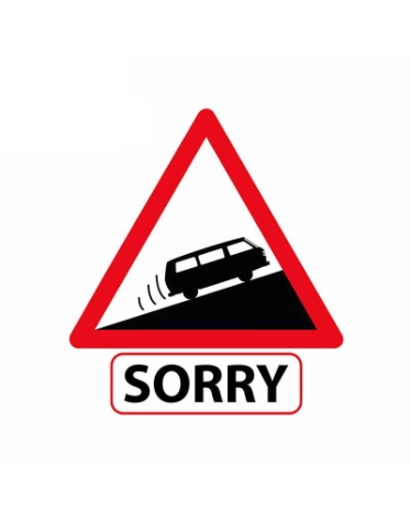 Sorry Car Reflective Sheeting