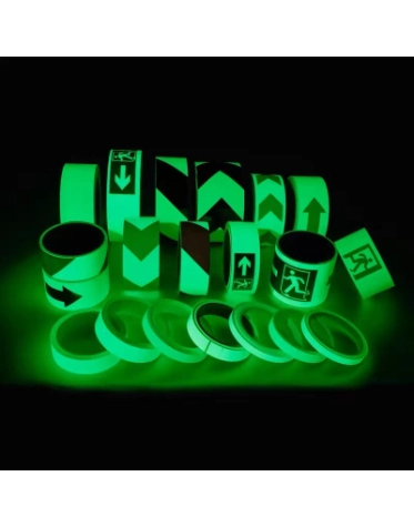 Durable photoluminescent tape for emergency signage