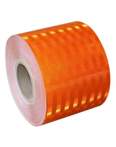 Panneau d'avertissement réfléchissant orange
