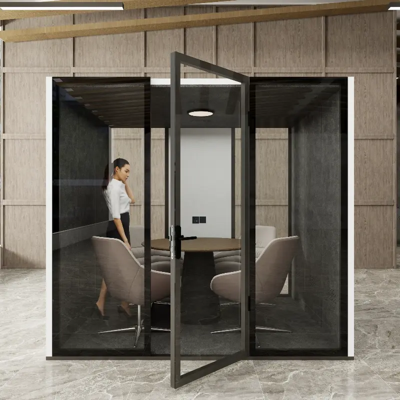 Factory Supply ODM/OEM XL Soundproof Meeting Pods for 4-6 People
