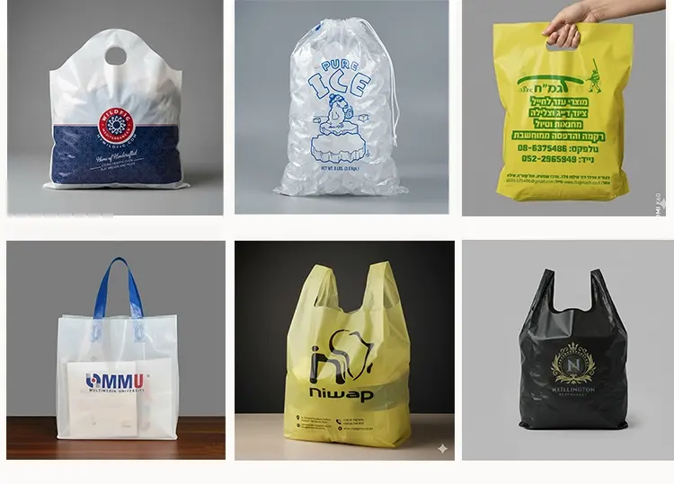 Custom Logo LDPE Plastic Gift Bags Wholesale | Tianhai Supplier