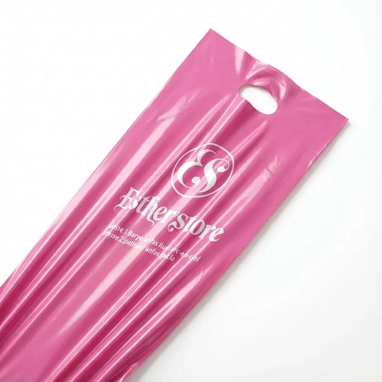 Custom LOGO Printing Die Cut Plastic Tote Shopping Bag | Direct Manufacturer