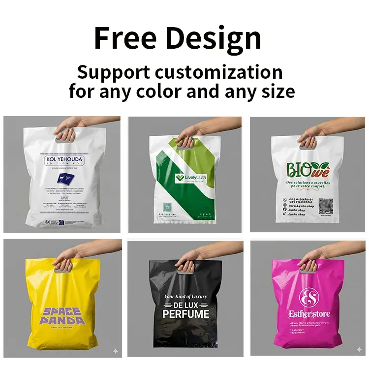 Custom Die Cut Plastic Bags with Printed Logo | Tianhai
