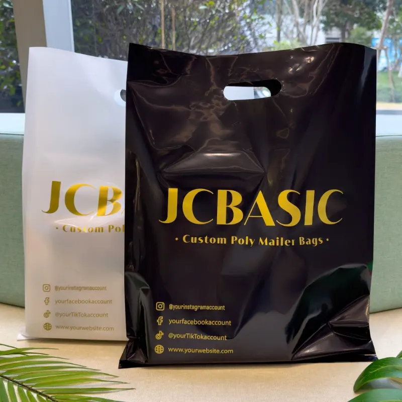 Custom Die Cut Plastic Bags with Printed Logo | Tianhai