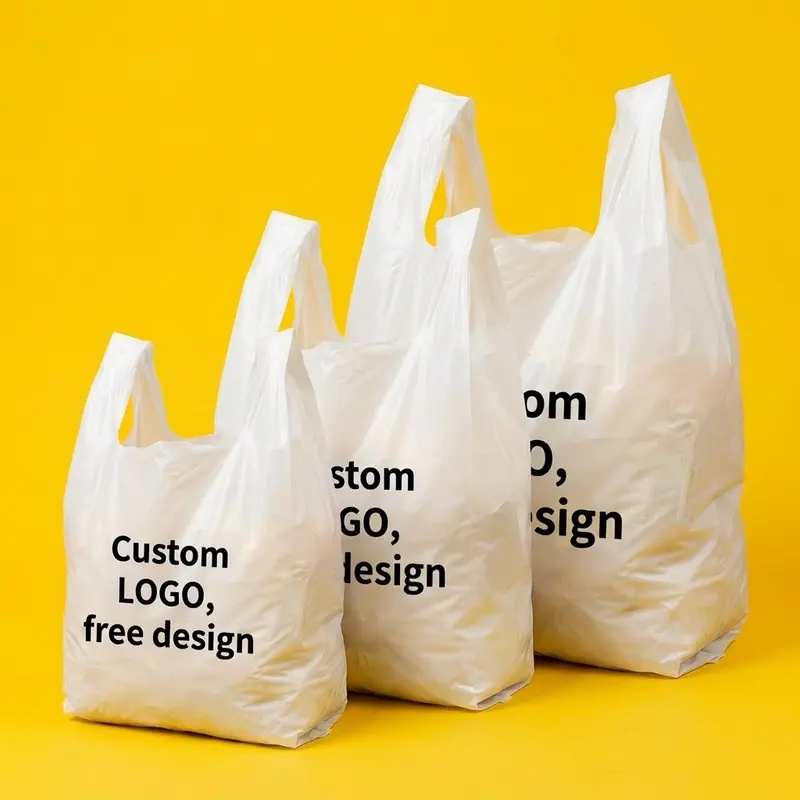 High Quality Plastic Bags Wholesale Custom Thank You Logo Manufacturer