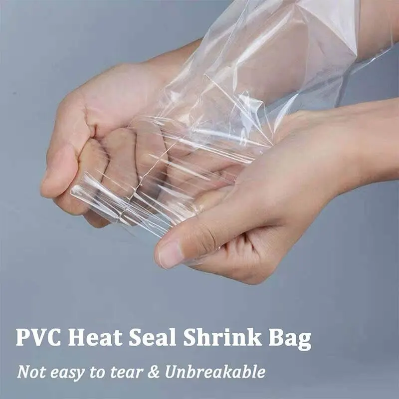 PVC Heat Shrink Film Roll for Bottles, Cans & Box Wrapping