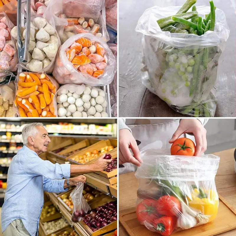 Food Storage Roll Bags Customizable Mini & Produce Bags