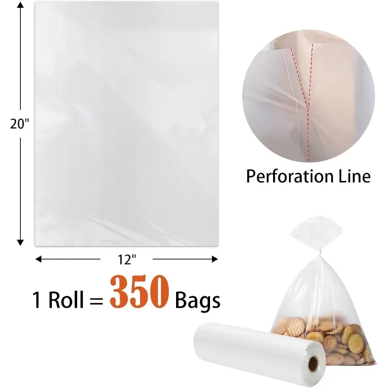 Food Storage Roll Bags Customizable Mini & Produce Bags