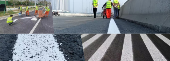 Vantagens da sinalização horizontal em relevo de dois componentes