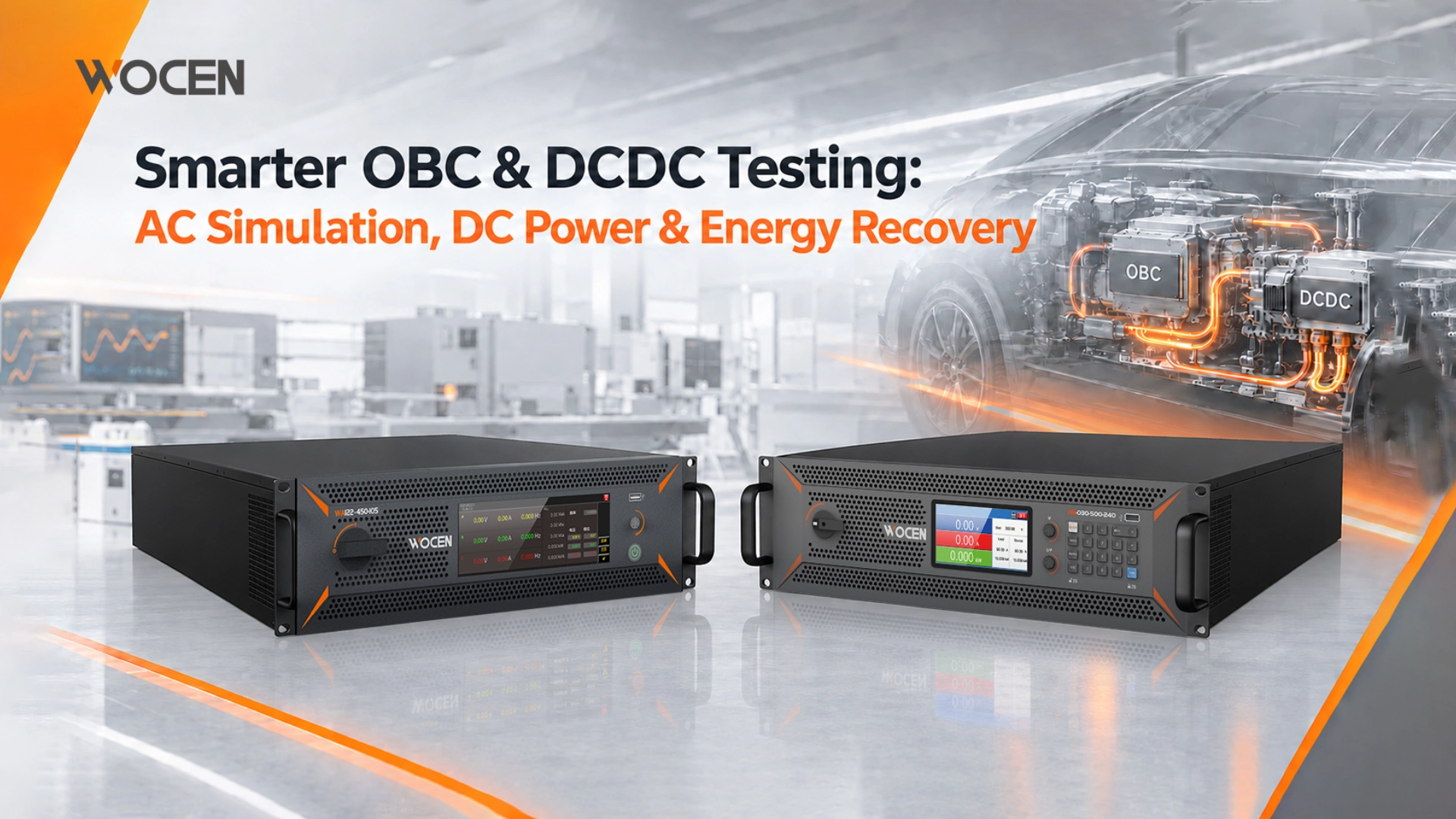 Smarter OBC & DCDC Testing: AC Simulation, DC Power & Energy Recovery