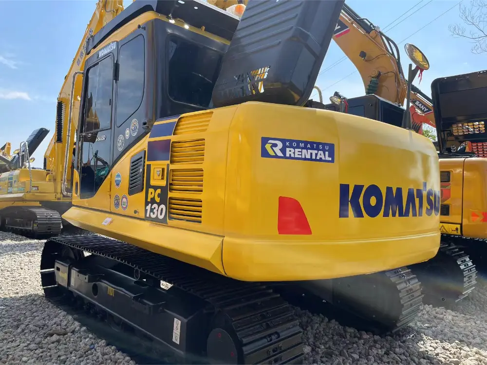 Used Komatsu pc130 excavator2