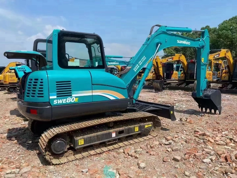 Used excavator