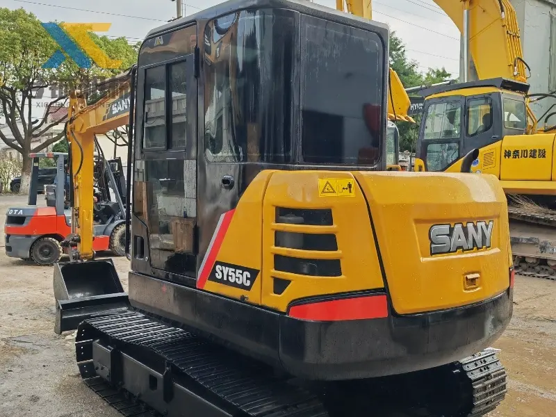 5.5ton Used SY55C Mini Trench Digging Machine Excavator