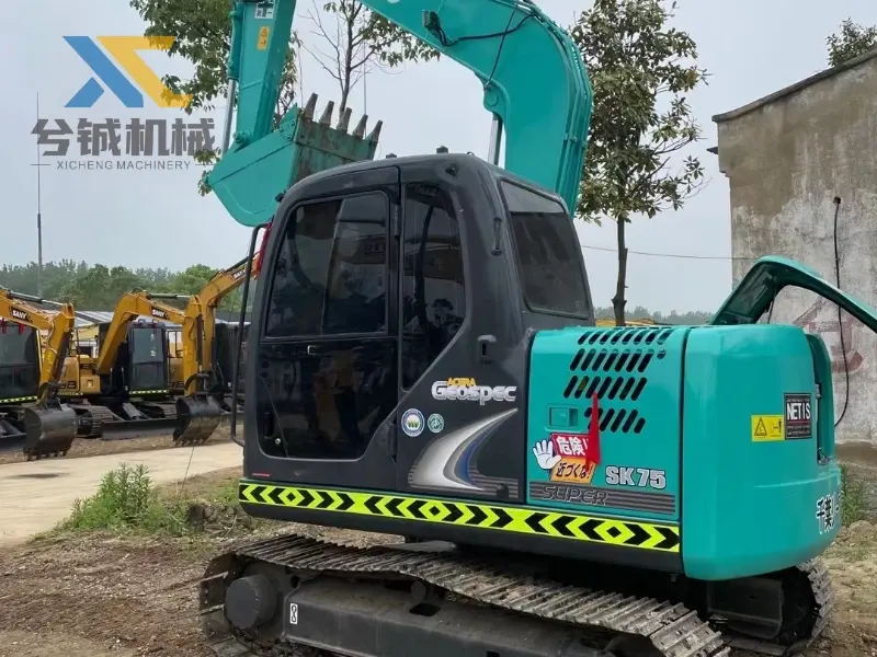 90% new second-hand KOBELCO SK75d excavator