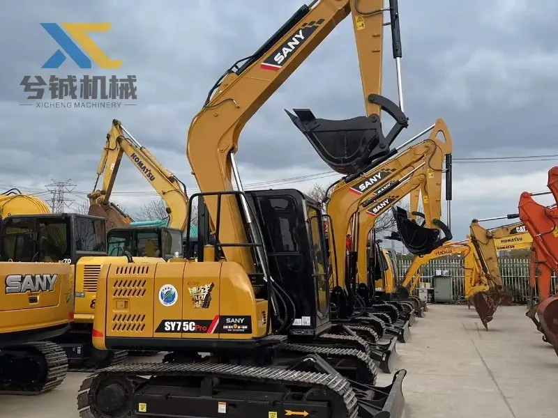 Hot Sale Second Hand Sany Sy75cpro Crawler Excavator For Sale