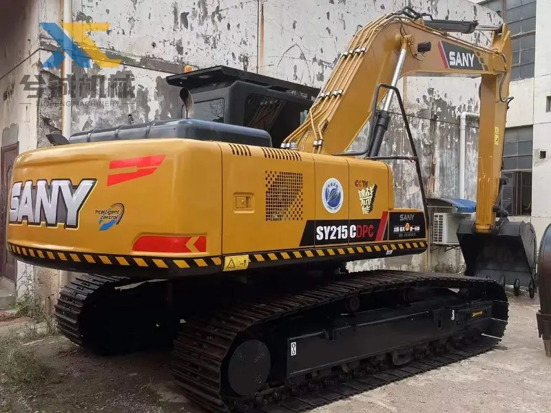 Longer Lifetime Used SANY SY215DPC Medium Excavator with Hydraulic System