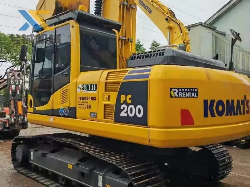 Original 20 tons Used KOMATSU PC200-8N excavator for sale at low price