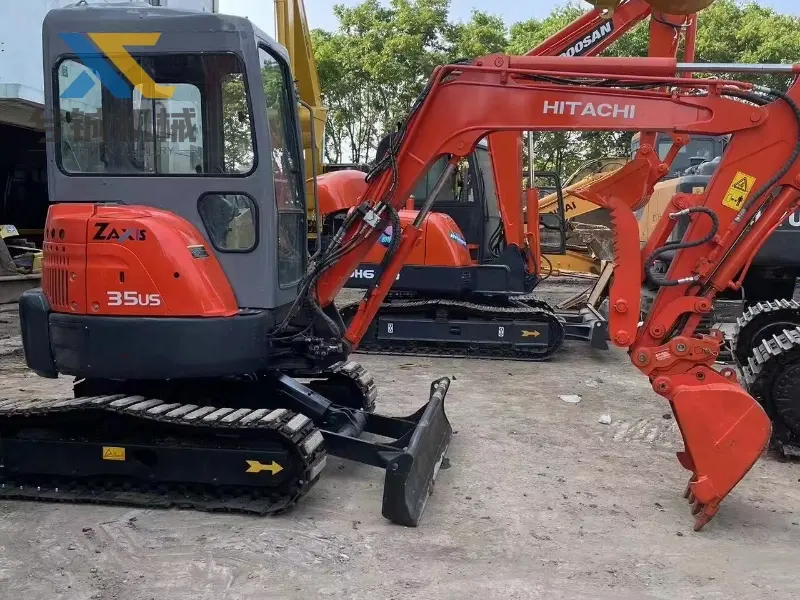 Original Japan Used HITACHI ZX35U mini excavator