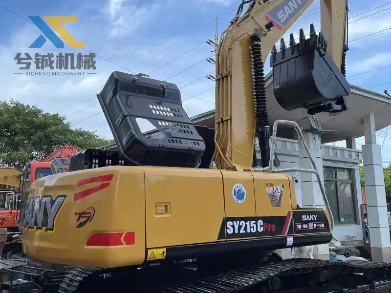 Second-hand SANY SY215C PRO Excavator Fuel-efficient Crawler Excavators