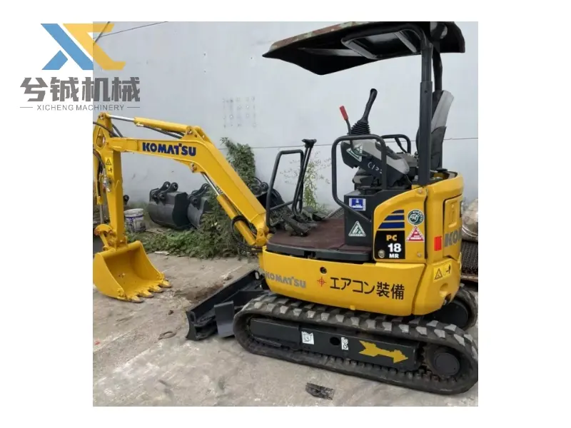 Used KOMATSU PC18MR excavator construction equipment for sale