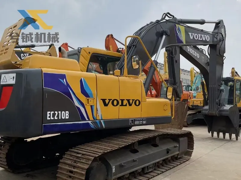 Used Original Medium-Size Volvo Ec210 Crawler Excavator