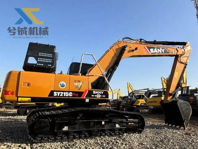 Well-maintained Used SANY SY215 Medium Crawler Excavators