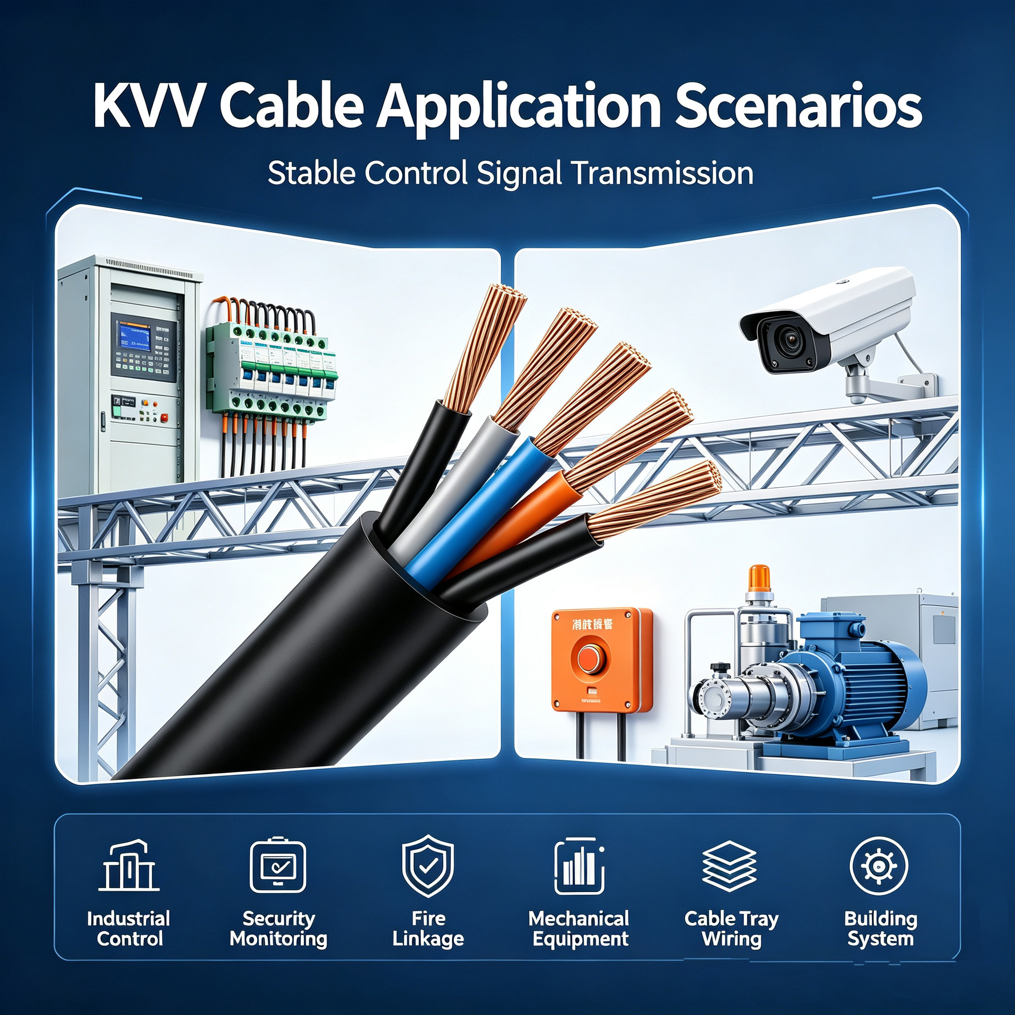 Au-delà des simples “ conducteurs supplémentaires ” : Analyse technique approfondie du câble de commande KVV – Spécifications, structure et sélection