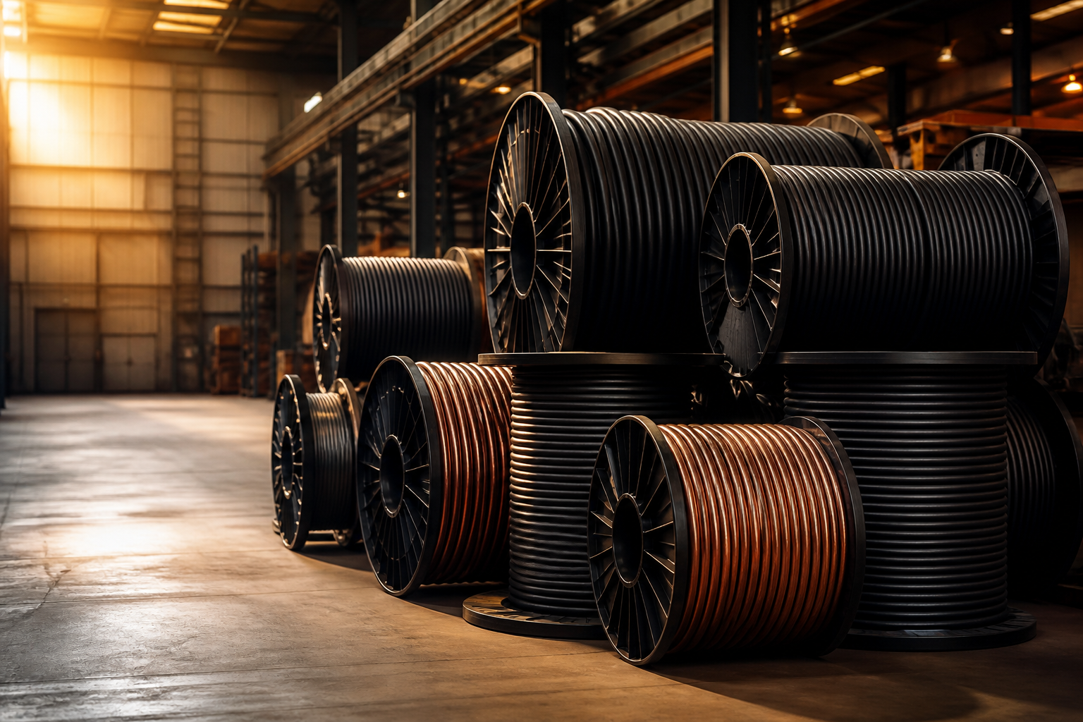 Industrial cable reels