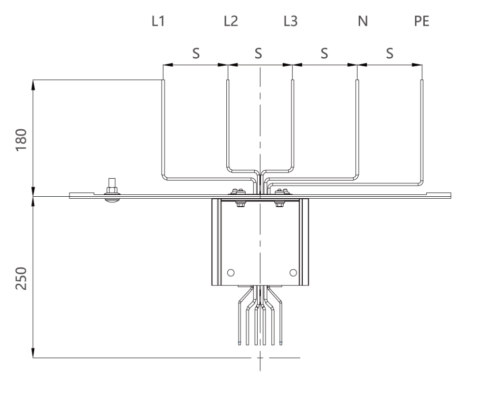 CY-S-Intelligent-Busway-System-Flange-Elevation-View