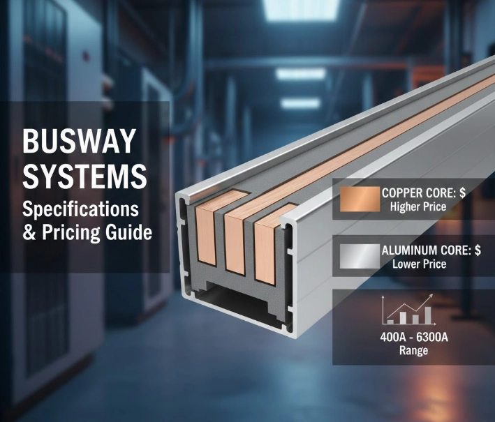 What are the common specifications, models, and price ranges for busway (busbar trunking systems)?