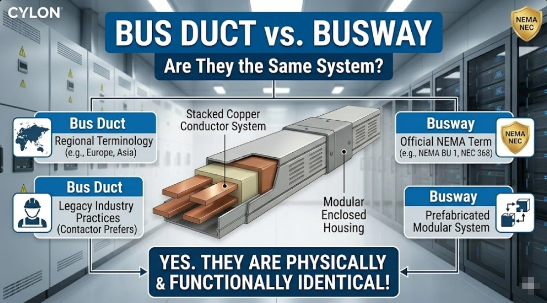 Is a bus duct the same as a busway