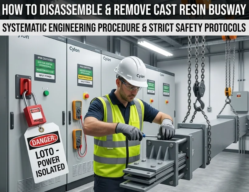 How to Disassemble and Remove a Cast Resin Busway