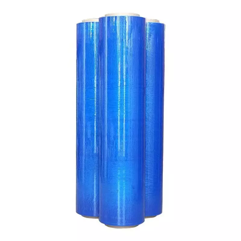 Blue stretch film