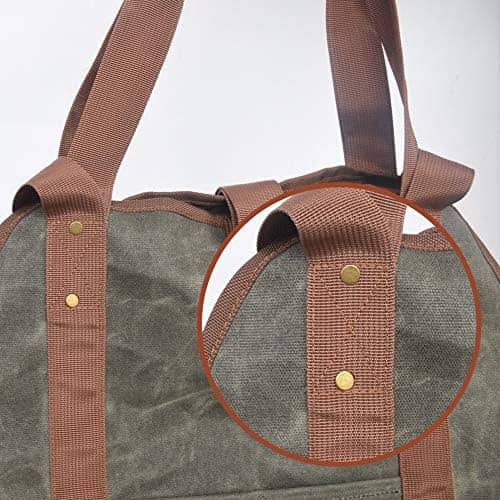 Waxed shoulder bag supplier