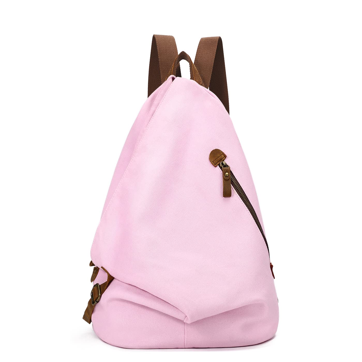 exportador de mochilas de lona rosa