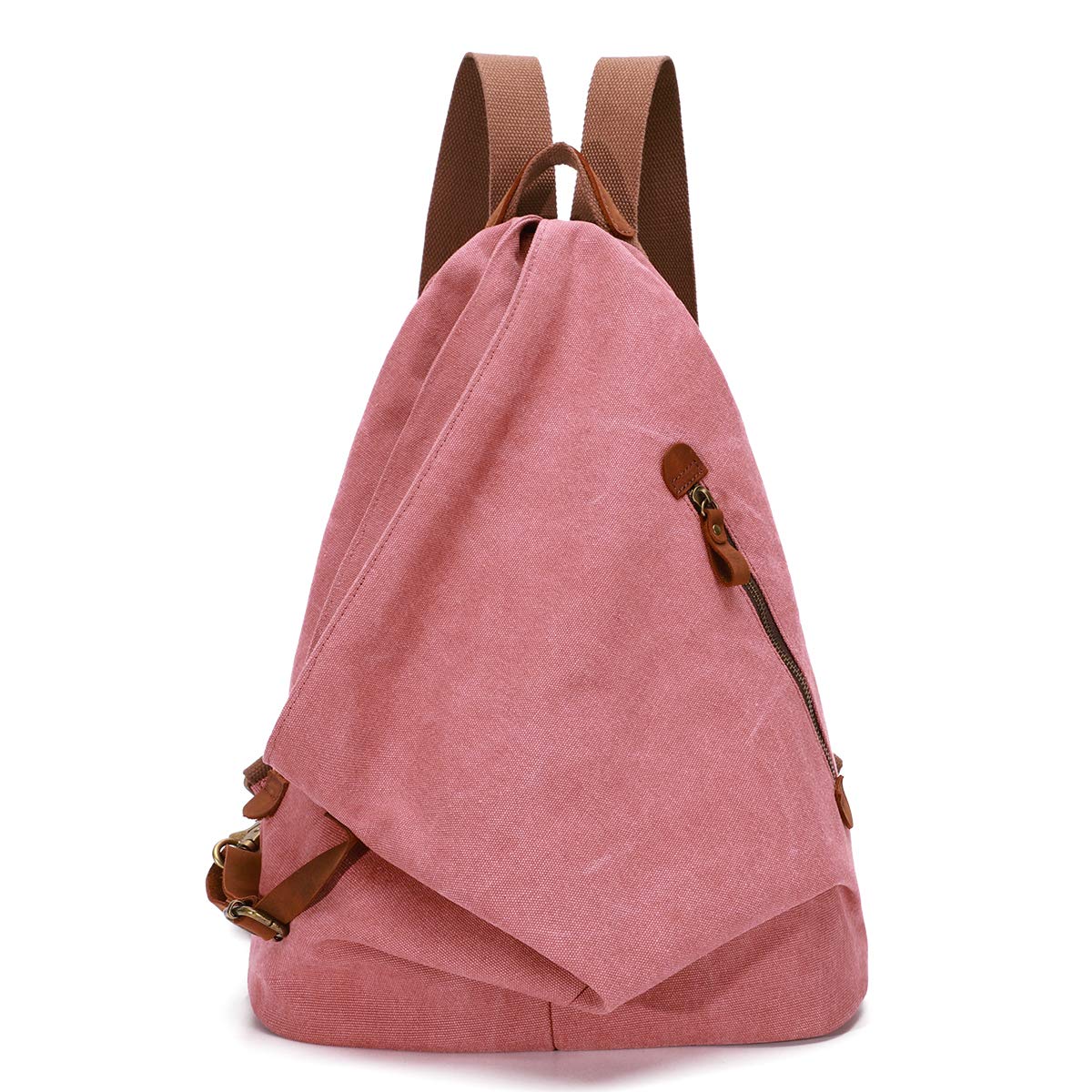 pink canvas backpack exporter