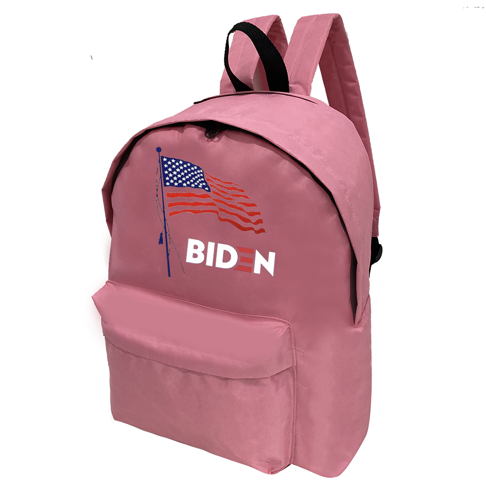 Hecho por China Backpack Factory Mochila para estudiantes Joe Biden 2024 Elección para presidente Mochila ligera para llevar Regalo para niñas y mujeres