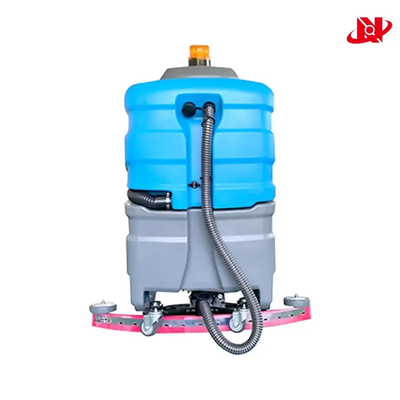 Driving industrial floor washer