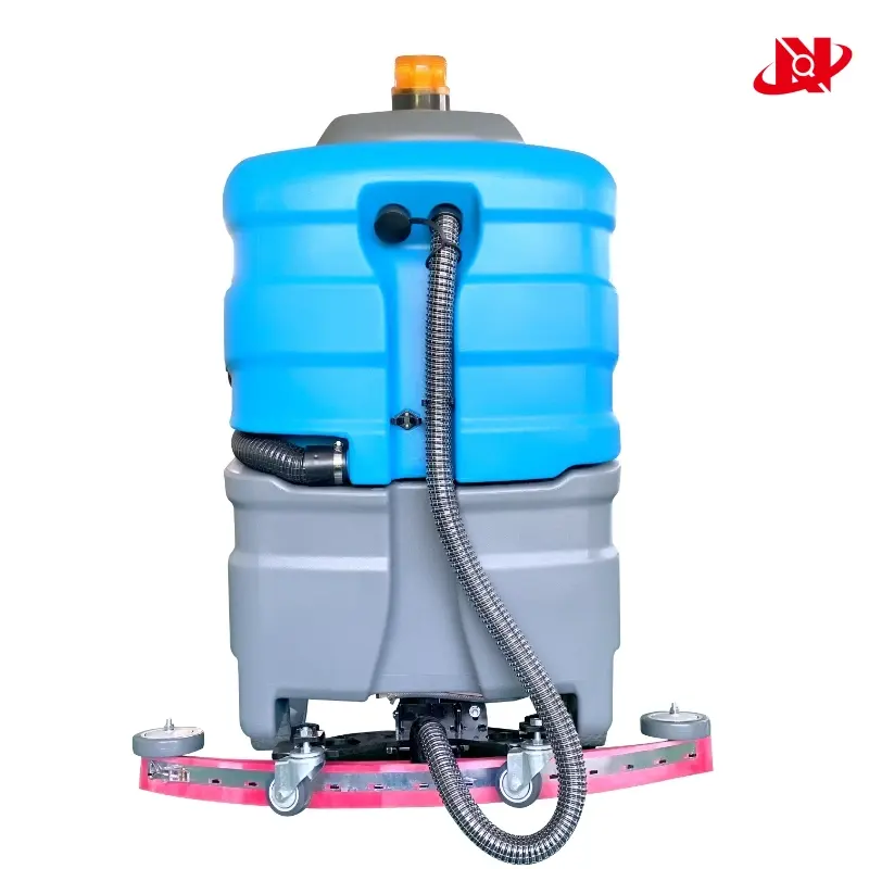 Industrial-strength Ride-on Floor Scrubber Unit