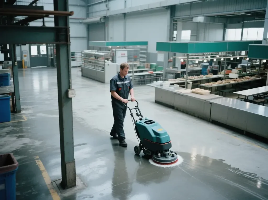 Manual de usuario de la fregadora industrial de suelos: Guía completa para una limpieza eficiente 1 Proveedor de fregadoras de suelos con operador a pie