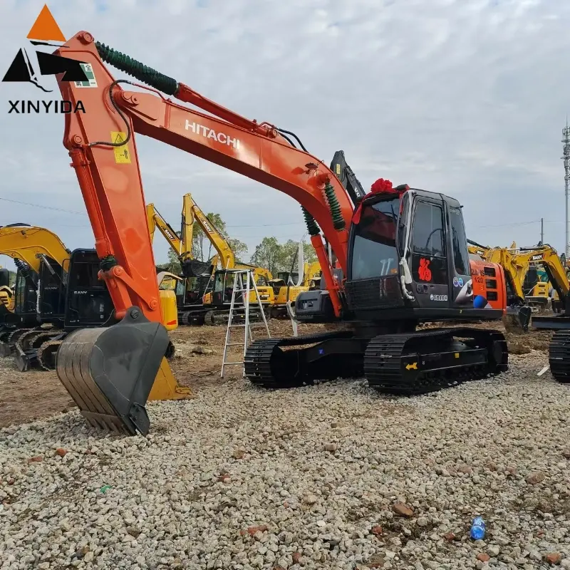 12 Ton Used Hitachi 120 Medium Size Crawler Excavator for Construction