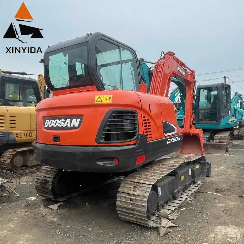 Used Mini Doosan 60 Hydraulic Crawler Excavator Used Construction Machinery in Stock