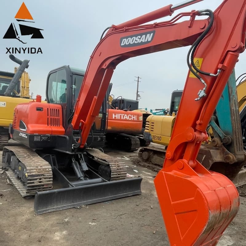 Used Mini Doosan 60 Hydraulic Crawler Excavator Used Construction Machinery in Stock